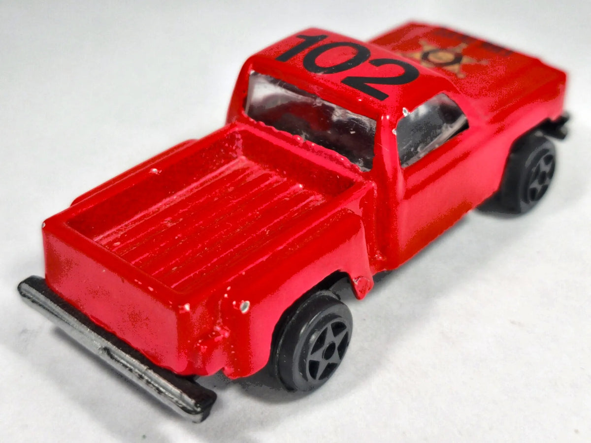 CHEVROLET C10 STEPSIDE, Zylmex, Die cast, Czerwony, 1:66, Resoraki – zdjęcie 3