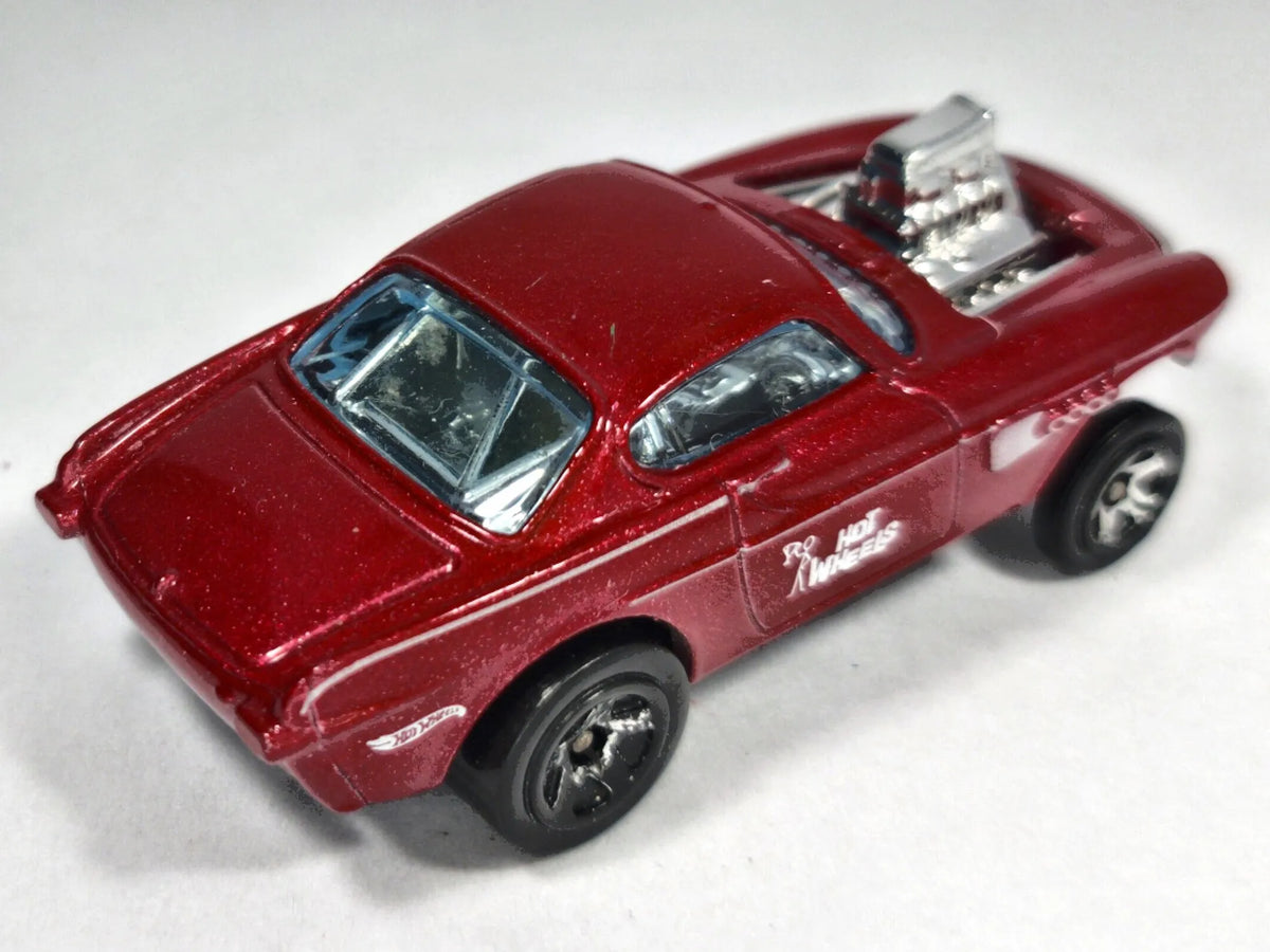 VOLVO P1800 GASSER Hot Wheels 2022 Czerwony 1:61 – zdjęcie 3