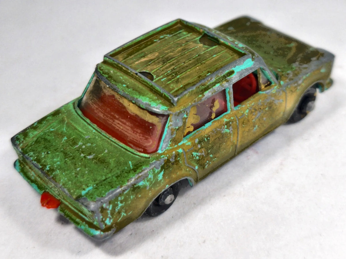 FIAT 1500 Matchbox Series Matchbox '60 Zielony 1:64 Made in England – zdjęcie 3