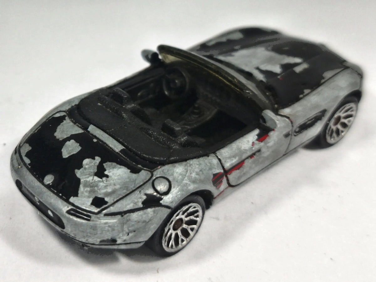 Bmw Z8 Matchbox 2001 1:55 Luzak Srebrny – zdjęcie 3