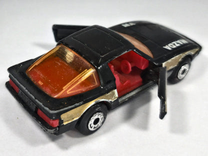 Mazda Rx7 Matchbox 1982 Czarny 1:56 Made in Macau – zdjęcie 3