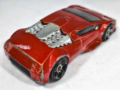 Zotic Hot Wheels 2002 1:64 Luzak Czerwony – zdjęcie 3