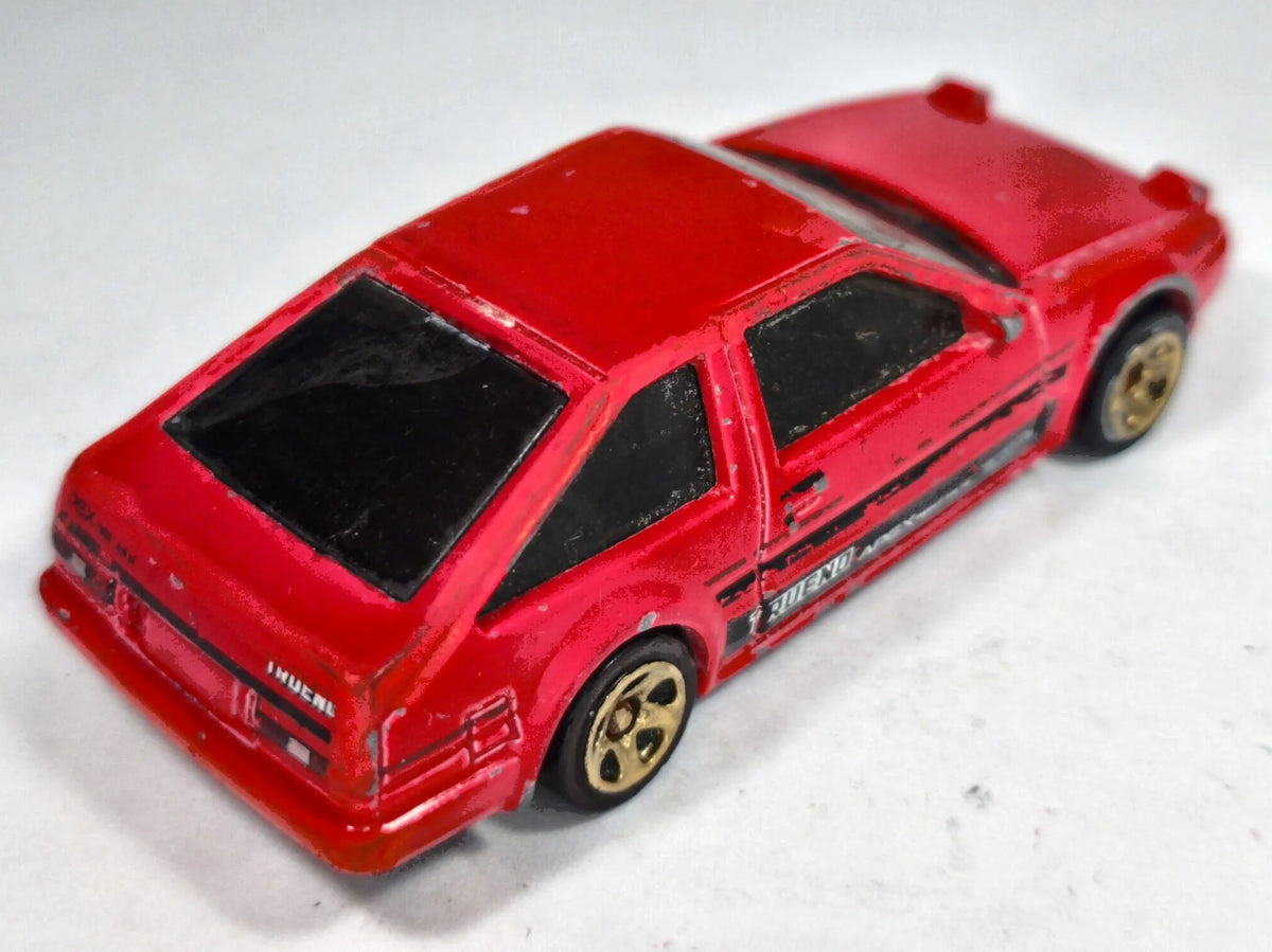 TOYOTA AE86 SPRINTER TRUENO Hot Wheels 2020 Czerwony 1:56 – zdjęcie 3