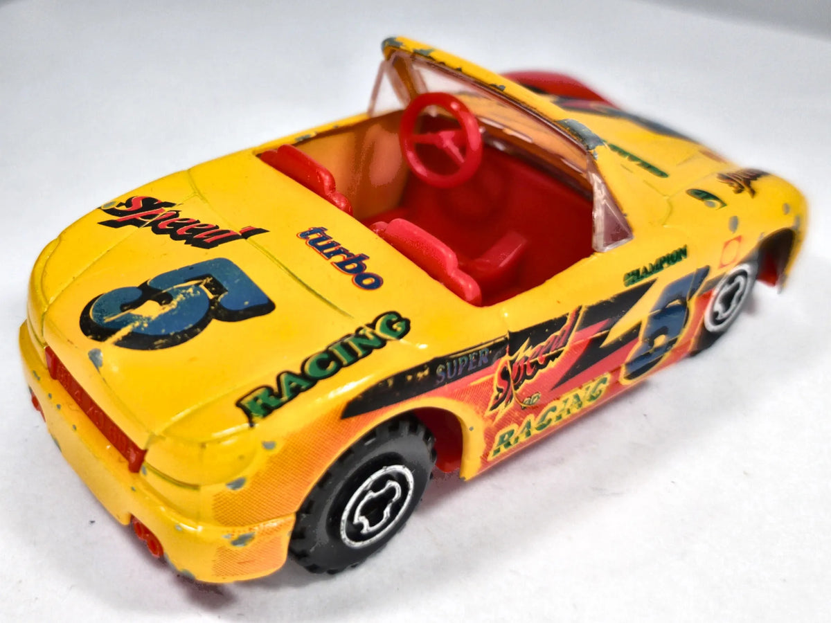 Turbo Speed Racing 5 Majorette '80 Żółty 1:46 – zdjęcie 3