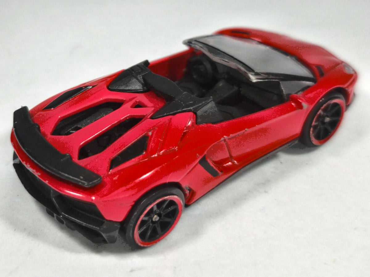 Lamborghini Aventador Sv Roadster Majorette Czerwony 1:64 – zdjęcie 3