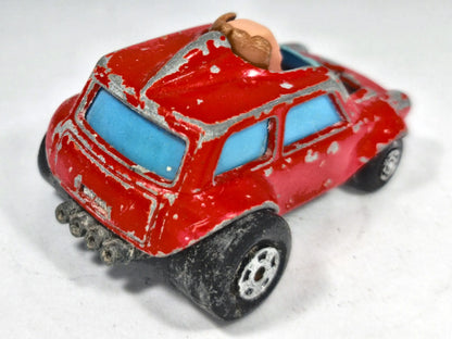 Mini-Ha-Ha Matchbox 1975 Juniors 1:79 Made in Gt Britain Luzak Czerwony – zdjęcie 3