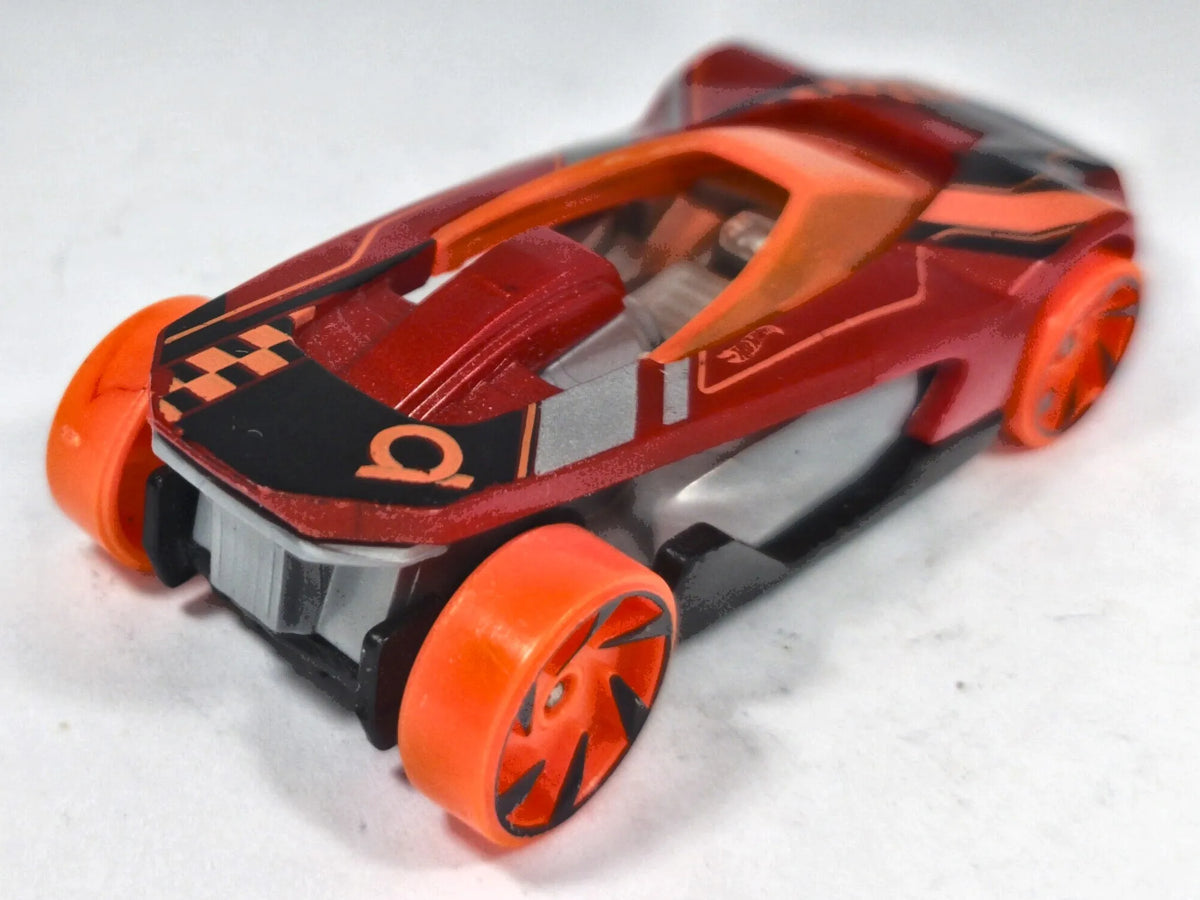 HW Warp Speeder Hot Wheels 2019 Mainline 1:64 Luzak Czerwony – zdjęcie 3