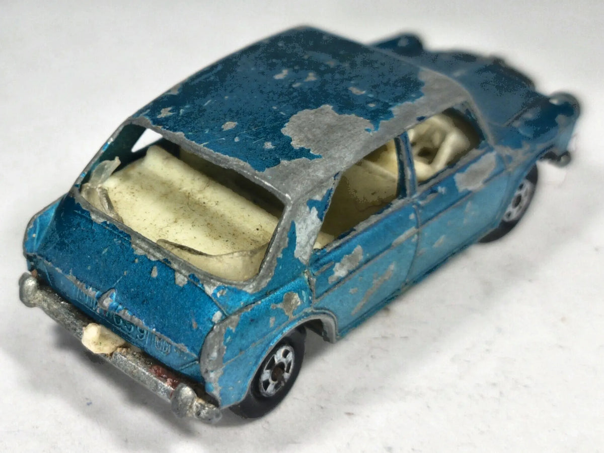 MG 1100 Matchbox 1970 Superfast 1:48 Made in England Luzak Niebieski – zdjęcie 3