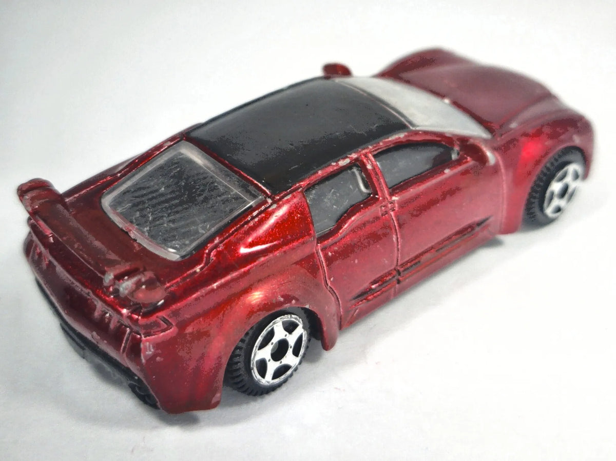 PONTIAC RAGEOUS z 1997 r, MotorMax, Die cast 6047, Bordowy, 1:64, Resoraki – zdjęcie 3