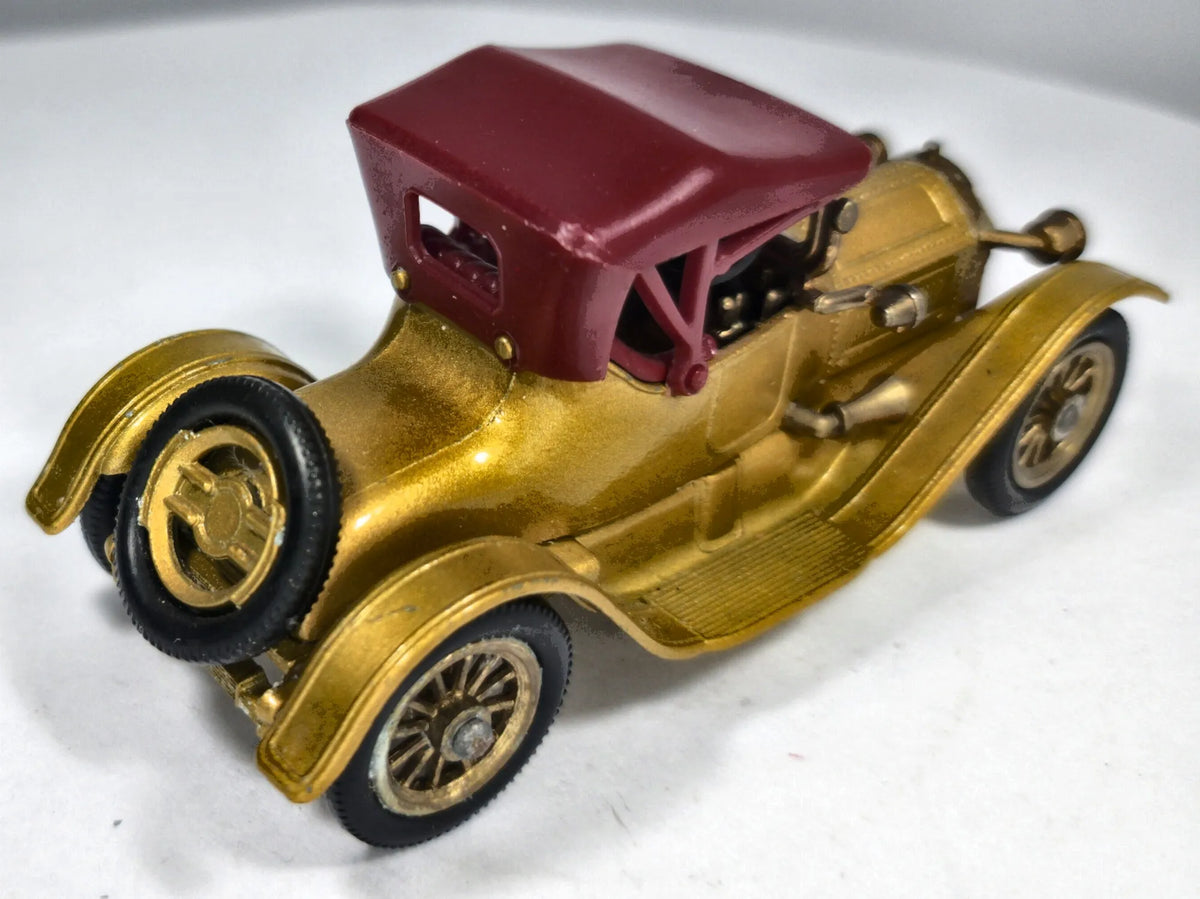 1913 Cadillac Models of Yeasteryear Matchbox Złoty 1:43 Made in England – zdjęcie 3