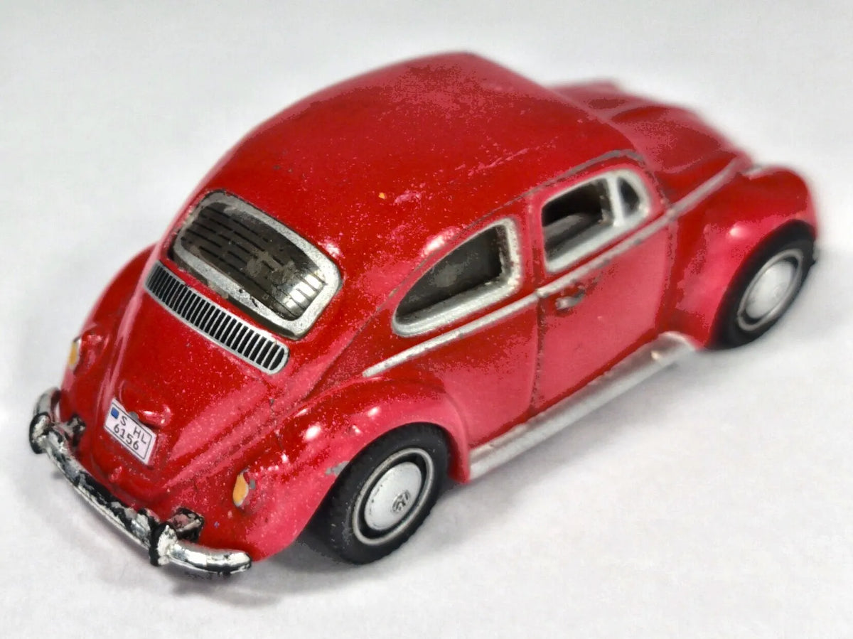 VOLKSWAGEN BEETLE TYPE 1 Fiat Series Hongwell Czerwony 1:68 – zdjęcie 3