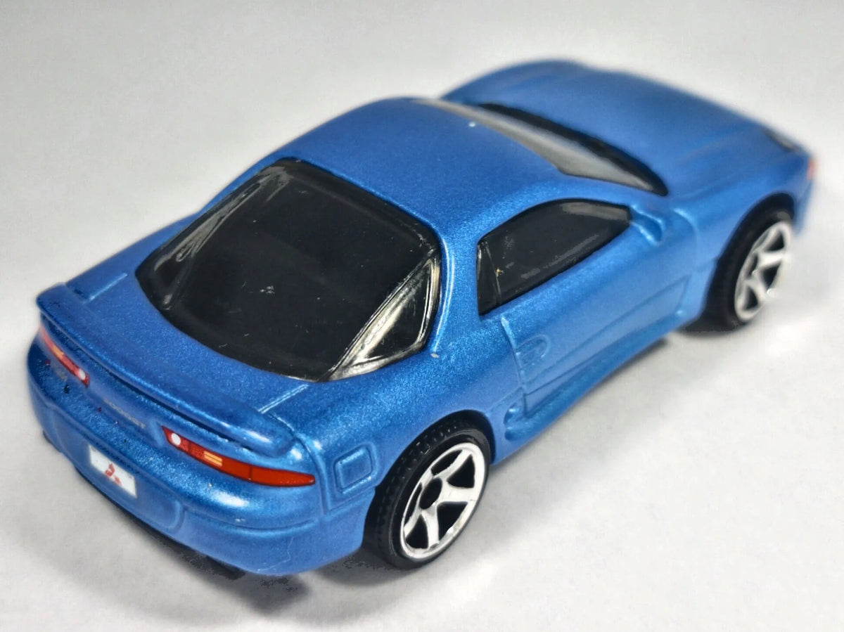 1994 MITSUBISHI 3000GT, Matchbox 2021, Die cast MB 1292, Niebieski, 1:56 – zdjęcie 3