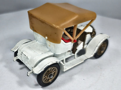 1909 Opel Coupe Matchbox '70 Biały 1:43 Made in England – zdjęcie 3