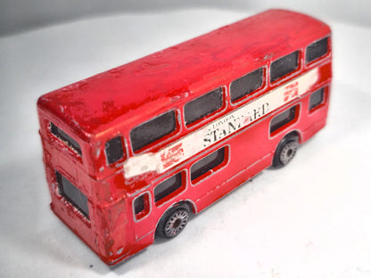 DAIMLER FLEETLINE, London City Bus, Corgi, Die cast, Czerwony 1:76 Resoraki – zdjęcie 3