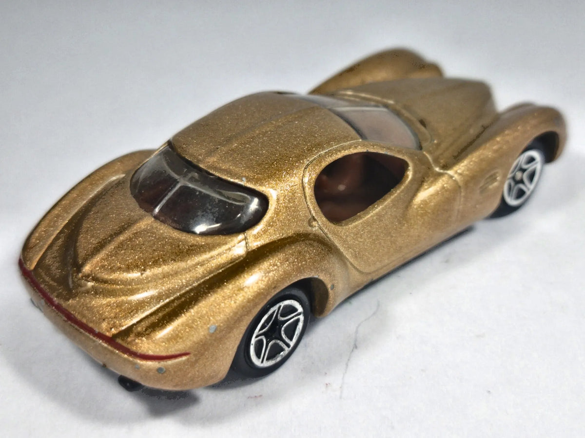 CHRYSLER ATLANTIC, Matchbox 1997, Die cast, Złoty, 1:64, Resoraki – zdjęcie 3