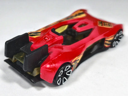 Electro Silhouette Hot Wheels 2018 HW Roadsters 1:64 53 Luzak Czerwony – zdjęcie 3