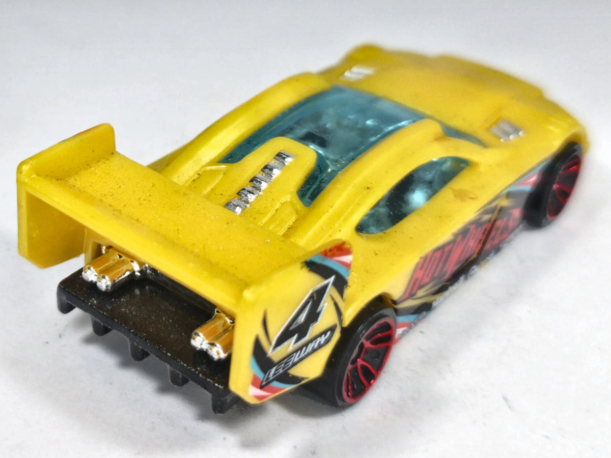 Time Tracker Hot Wheels 2002 First Editions 1:64 Luzak Żółty – zdjęcie 3