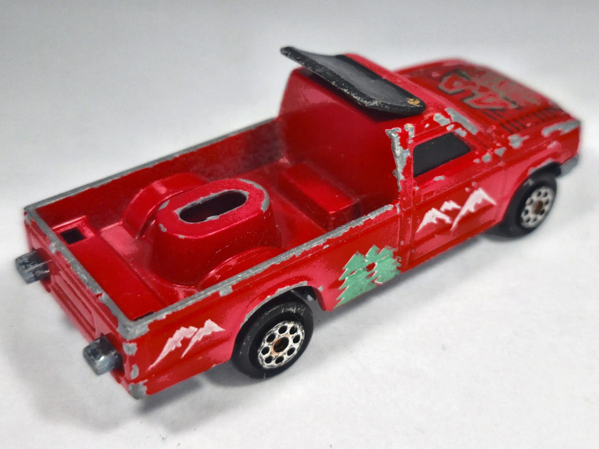 CAMPING CAR, Majorette, Vintage Die cast 112 270, Czerwony, 1:64, Resoraki – zdjęcie 3