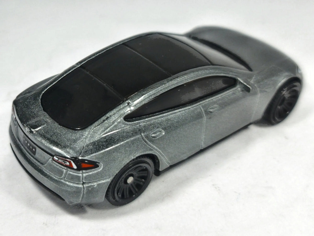 Tesla Model S Matchbox 2022 1:64 Grafitowy Samochód osobowy – zdjęcie 3
