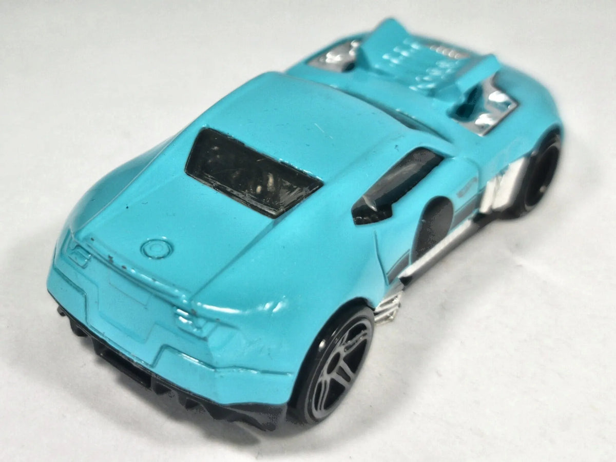 Twinduction Hot Wheels 2010 2010 New Models 1:64 Luzak Turkusowy – zdjęcie 3