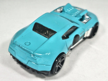 Twinduction Hot Wheels 2010 2010 New Models 1:64 Luzak Turkusowy – zdjęcie 3