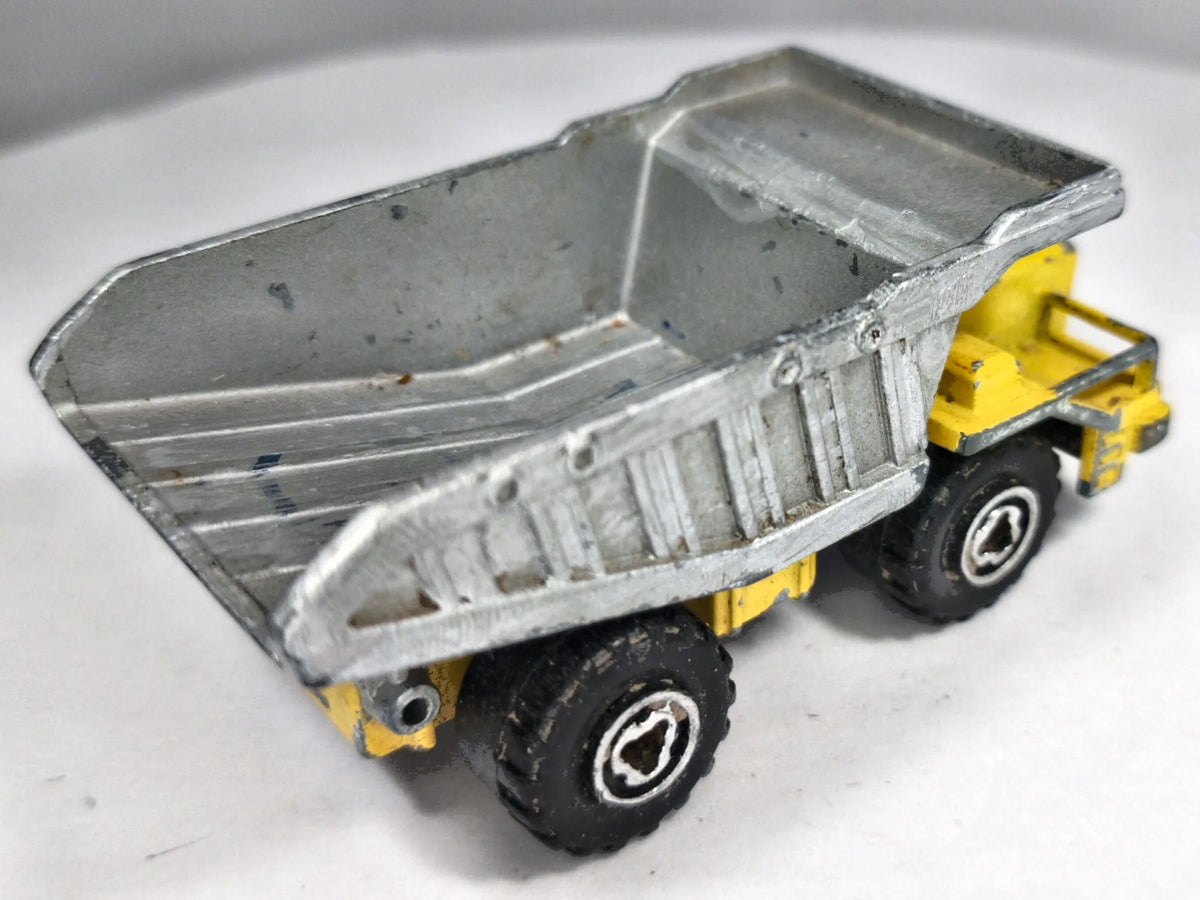 BENNER CARRIERE WYWROTKA Majorette Made in France Żółty 1:64 – zdjęcie 3