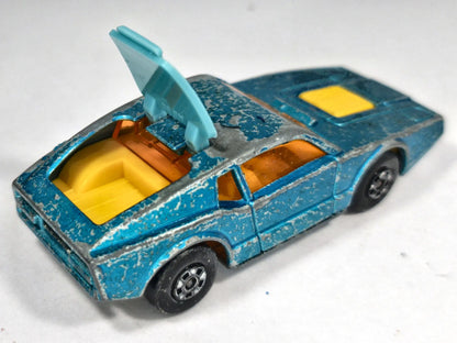 SAAB SONETT III Superfast Matchbox 1973 Niebieski 1:55 Made in England – zdjęcie 3