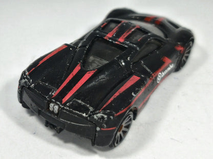 Pagani Huayra Hot Wheels 2012 1:64 Brembo Luzak Czarny – zdjęcie 3