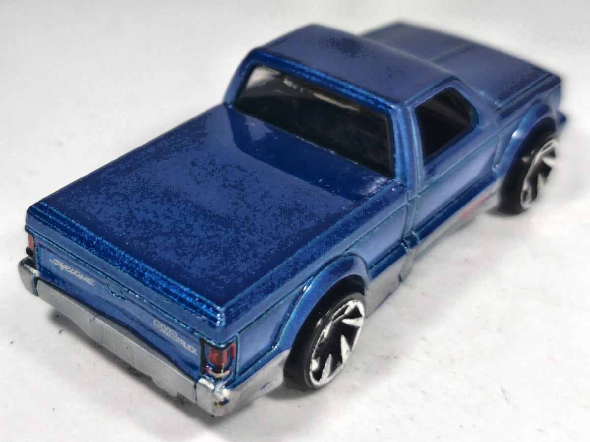 1991 Gmc Syclone Hot Wheels 2019 HW Turbo 1:64 Pickup Luzak Niebieski – zdjęcie 3