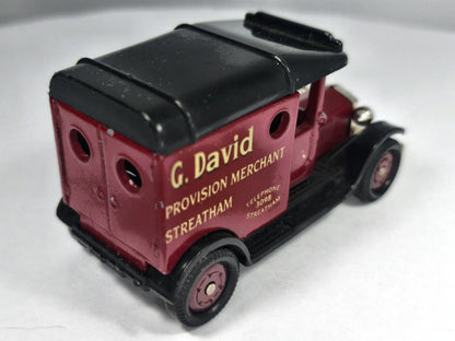 T Ford Van Corgi Bordowy 1:40 Made in Great Britain – zdjęcie 3