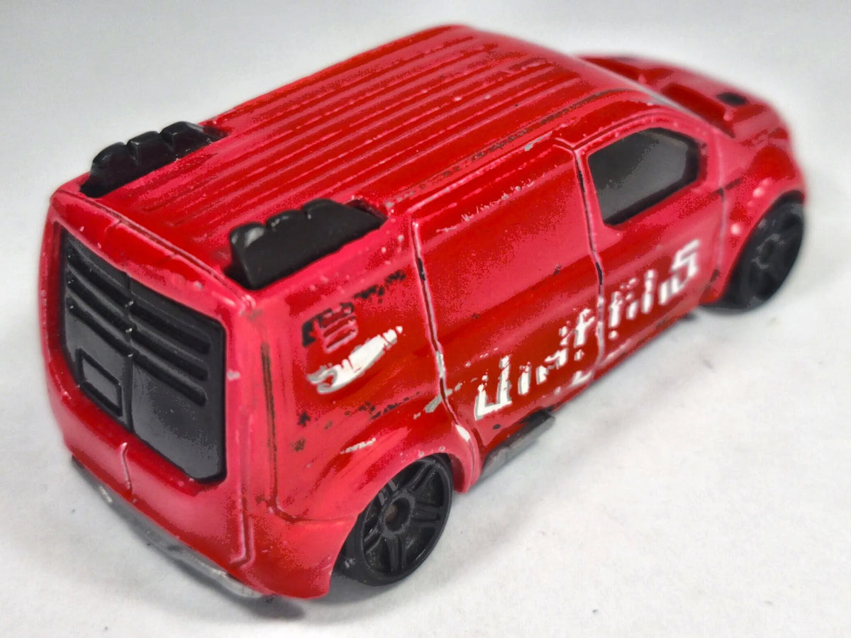 FORD TRANSIT CONNECT, Hot Wheels 2014, Die cast, Czerwony, 1:64, Resoraki – zdjęcie 3
