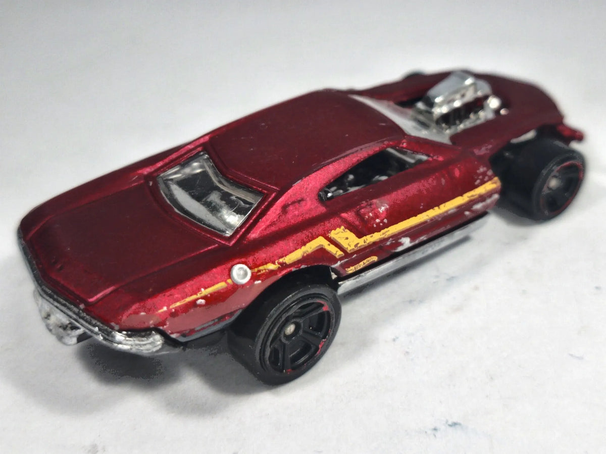 OVAL SPEEDER, Hot Wheels 2013, Die cast BDD16, Czerwony, 1:64, Resoraki – zdjęcie 3