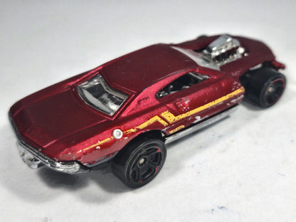 OVAL SPEEDER, Hot Wheels 2013, Die cast BDD16, Czerwony, 1:64, Resoraki – zdjęcie 3