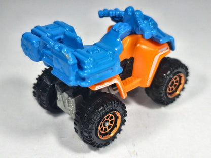 Sand Shredder Quad, Matchbox 2012, Niebieski, Pomarańcz, Die cast, Resoraki – zdjęcie 3