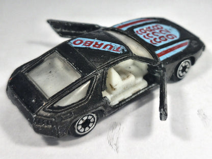 PORSCHE 928 TURBO, Zylmex 1980-1984, Die cast, Grafitowy, 1:72, Resoraki – zdjęcie 3