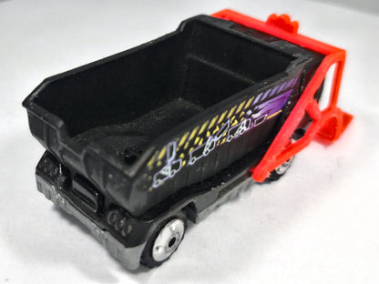 Ciężarówka Trash Truck Hero City Town Services Matchbox 2001 Czarny 1:64 – zdjęcie 3