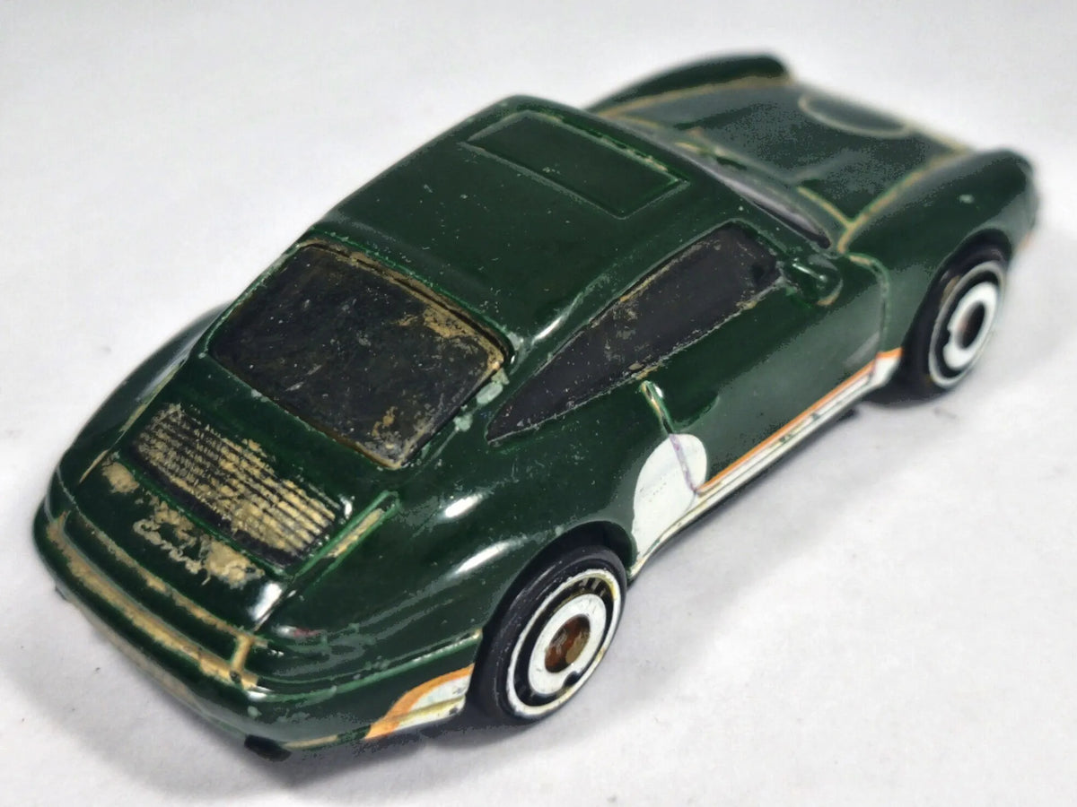 1996 PORSCHE CARRERA, Hot Wheels 2018, 1186 MJ, Zielony, 1:64, Resoraki – zdjęcie 3