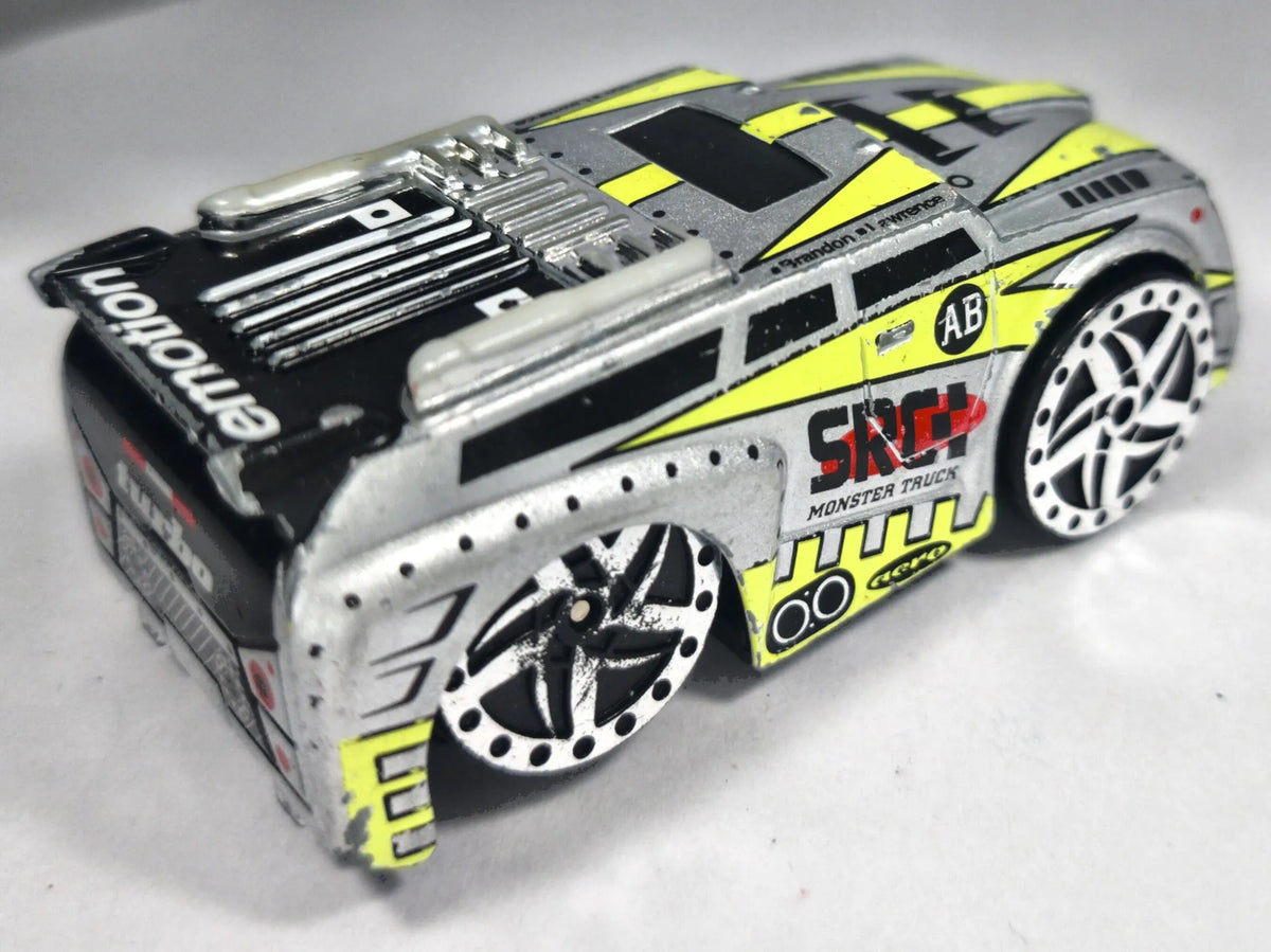 SRCK TURBO MONSTER TRUCK, Realtoy, Die cast, Srebrny, 1:64, Resoraki – zdjęcie 3