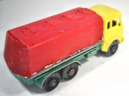 PETROL TANKER, Matchbox, Made in England, Die cast N25, Żółty 1:75 Resoraki – zdjęcie 3