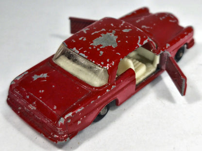 MERCEDES-BENZ 220 S.E Matchbox '60 Czerwony 1:67 Made in England – zdjęcie 3