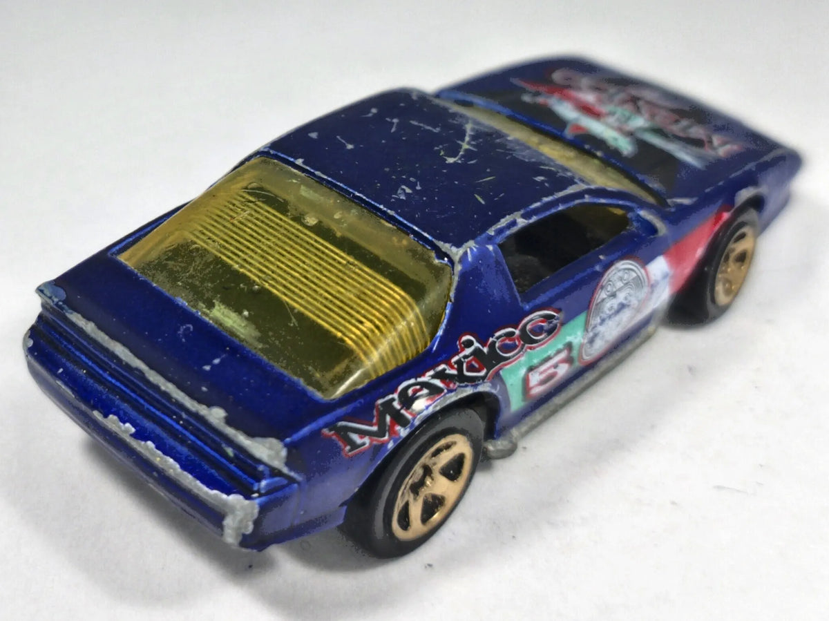 Chevrolet Camaro Hot Wheels 1983 The Hot Ones 1:64 Mexico Luzak 2xMetal – zdjęcie 3
