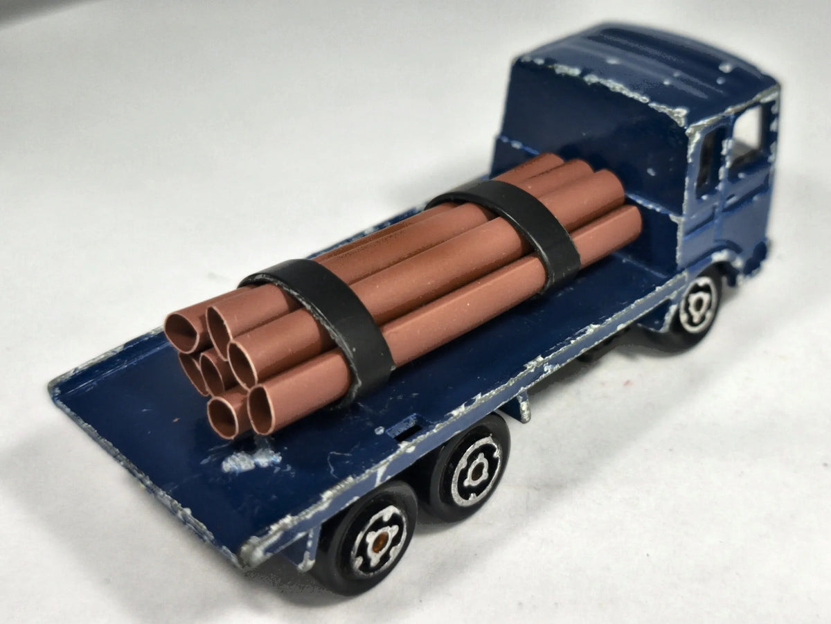 Ciężarówka Saviem Majorette Niebieski 1:100 Made in France – zdjęcie 3