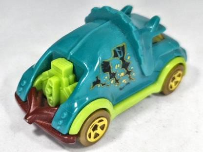 Tricera-Truck Hot Wheels 2018 Street Beasts 1:64 Luzak Turkusowy – zdjęcie 3