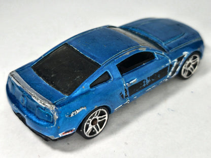 2010 Ford Mustang Gt Hot Wheels 2009 Niebieski 1:57 – zdjęcie 3