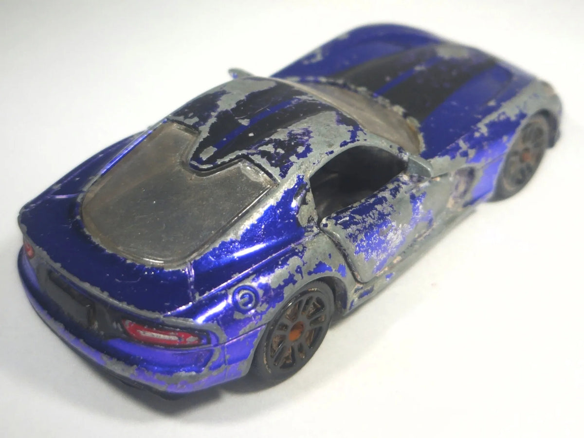 DODGE VIPER z charakterem, Majorette, Die cast REF:2388, Niebieski, 1:60 – zdjęcie 3
