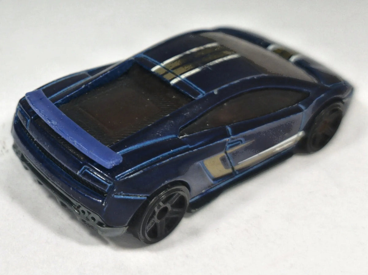 Lamborghini Gallardo LP 570-4 Hot Wheels 2010 1:64 Luzak Niebieski – zdjęcie 3