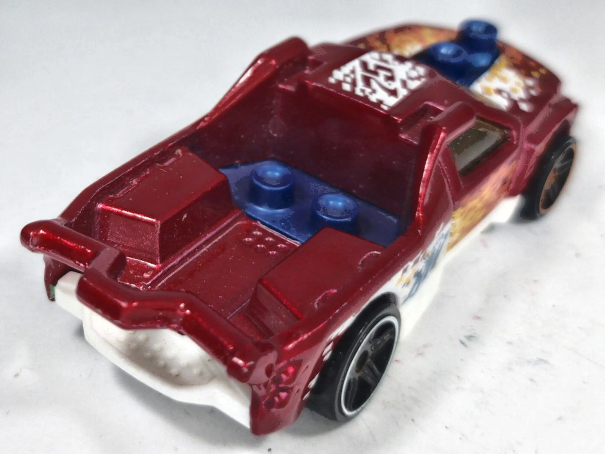 Fig Rig Hot Wheels 2012 HW CITY 1:64 Luzak Bordowy – zdjęcie 3
