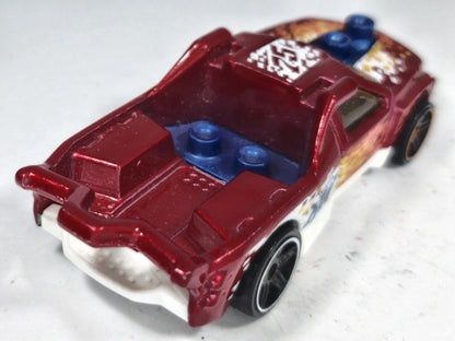 Fig Rig Hot Wheels 2012 HW CITY 1:64 Luzak Bordowy – zdjęcie 3