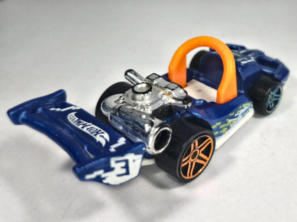 LET'S GO, Hot Wheels 2013, Die cast 1 NL, Niebieski, 1:64, Resoraki – zdjęcie 3