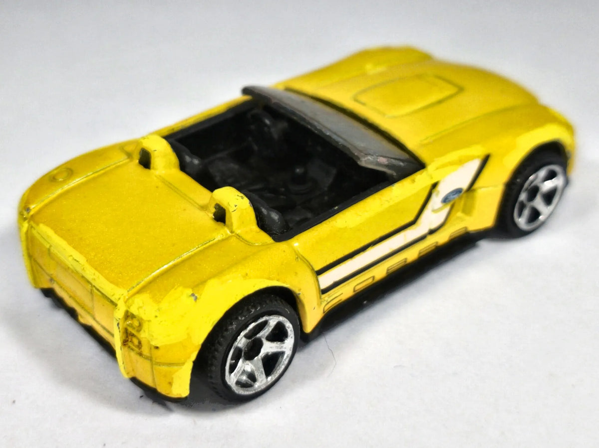 Ford Shelby Cobra Concept Matchbox 2004 Żółty 1:60 – zdjęcie 3